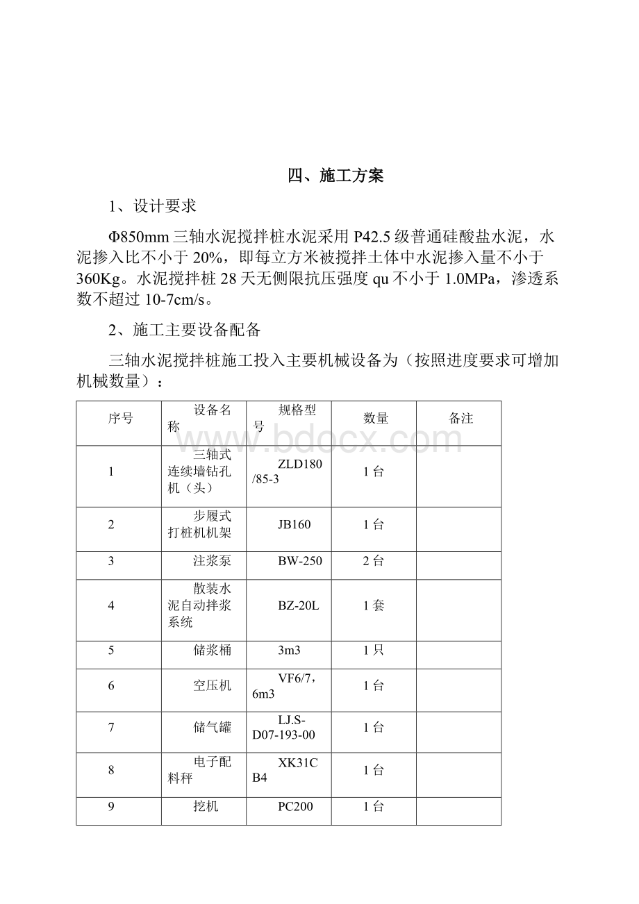 三轴水泥搅拌桩工程施工设计方案.docx_第2页