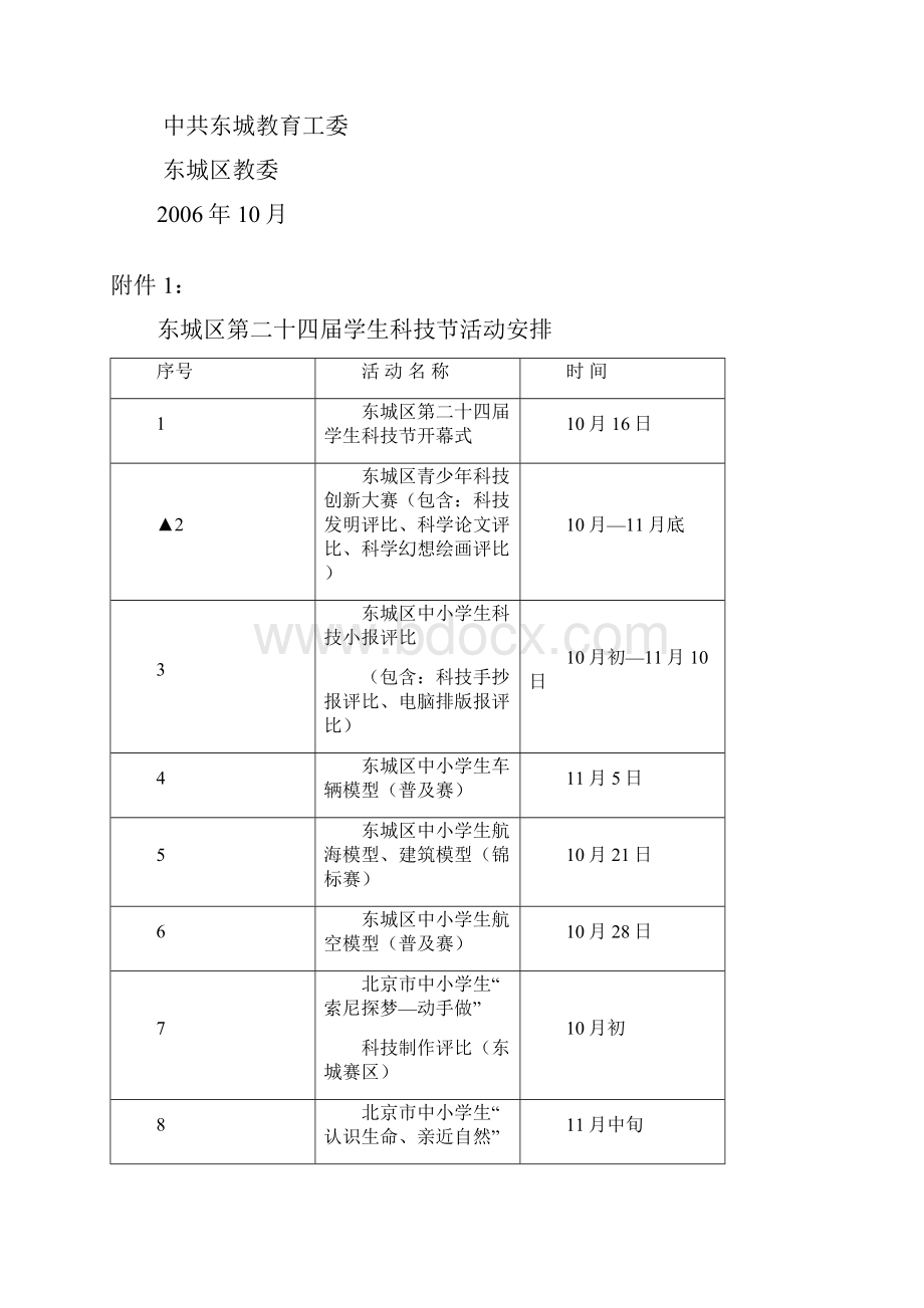 东城区第二十四届学生科技节活动方案.docx_第3页