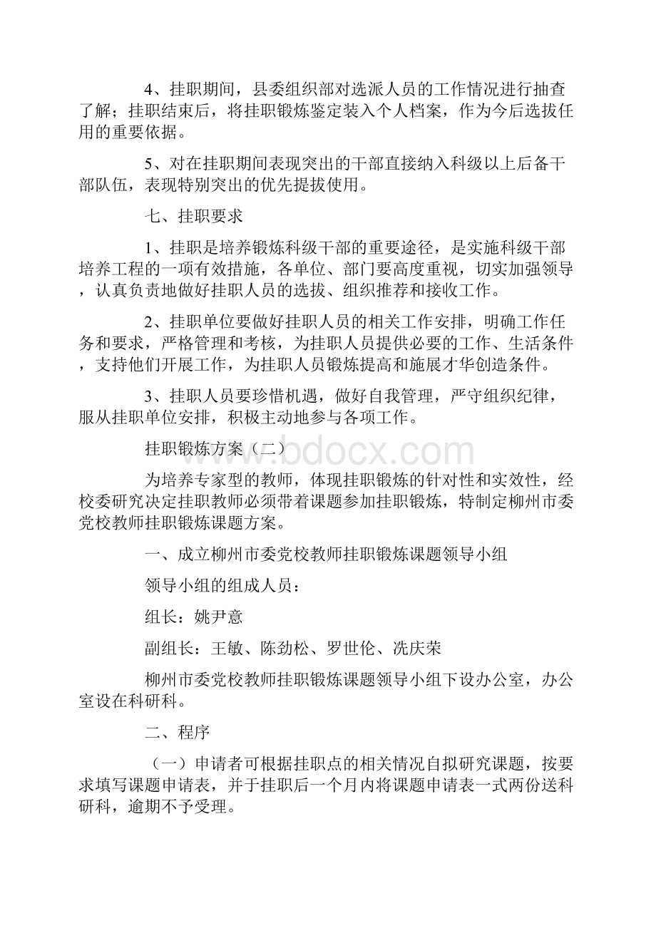 挂职锻炼方案.docx_第3页