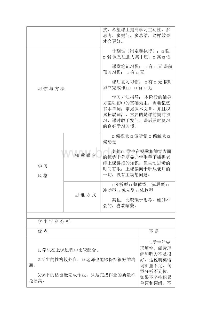 个性化辅导方案模板.docx_第2页