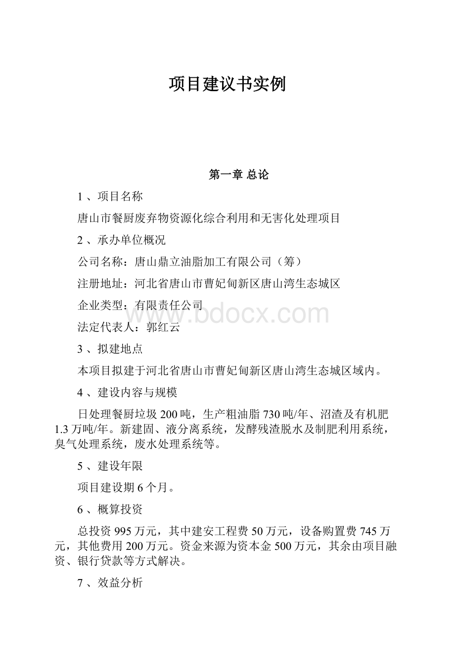 项目建议书实例.docx