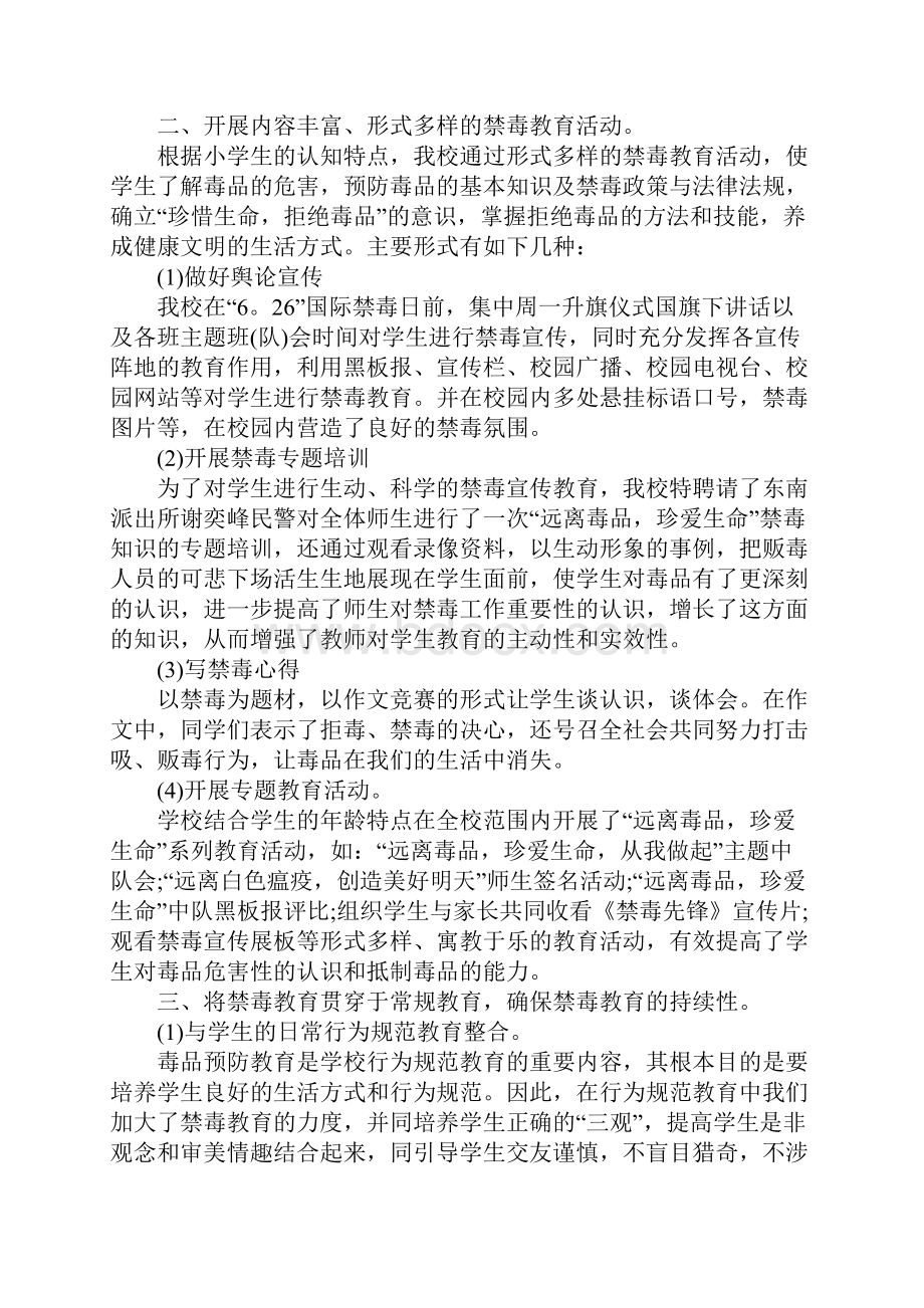 关于禁毒宣传总结.docx_第3页