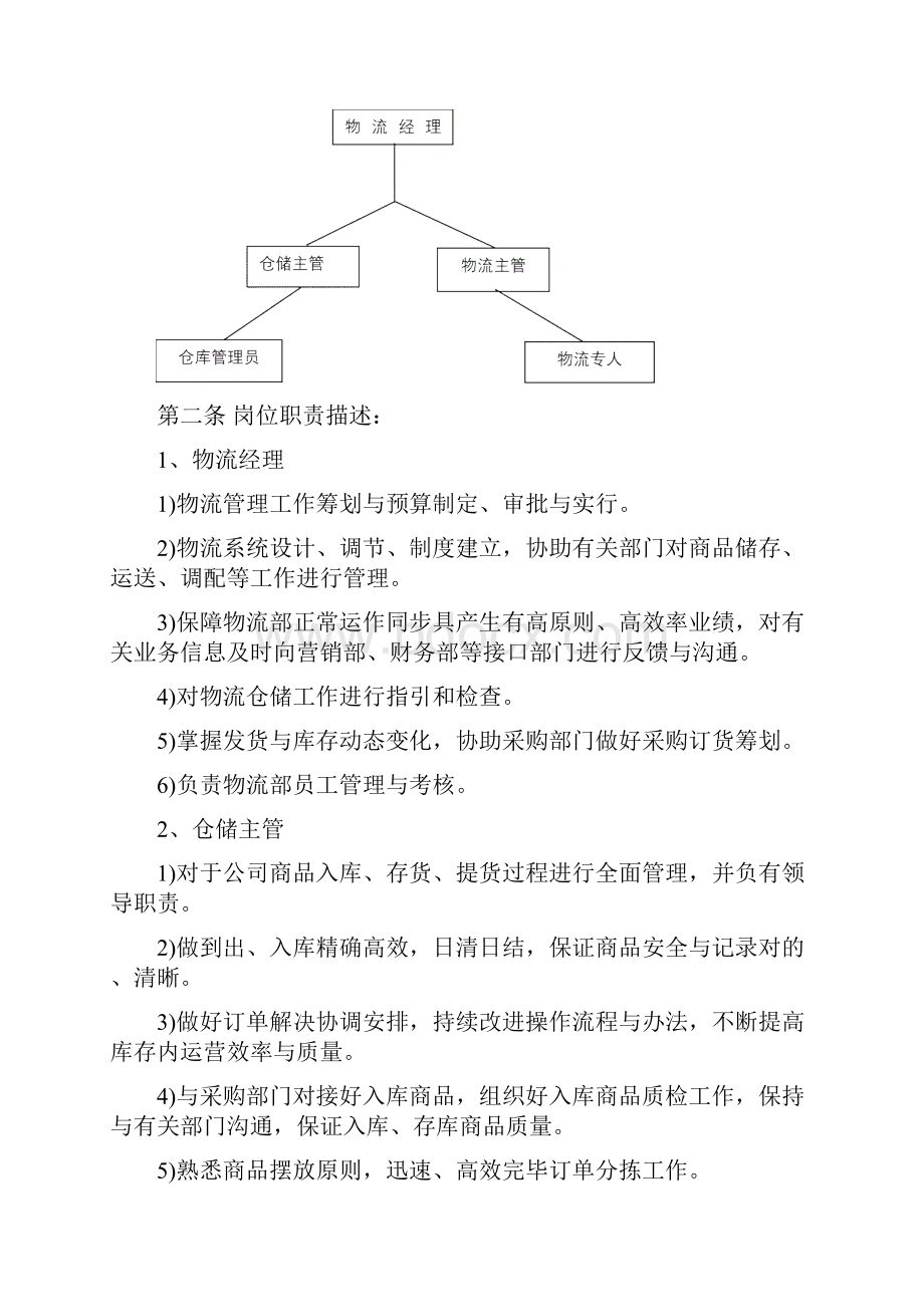 物流部管理制度样本.docx_第2页