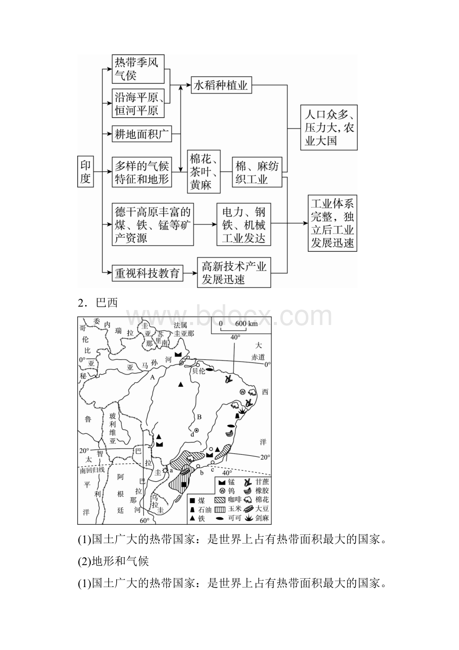 课标通用版高考地理大一轮复习第42讲六个国家地理特征学案新人教版.docx_第3页