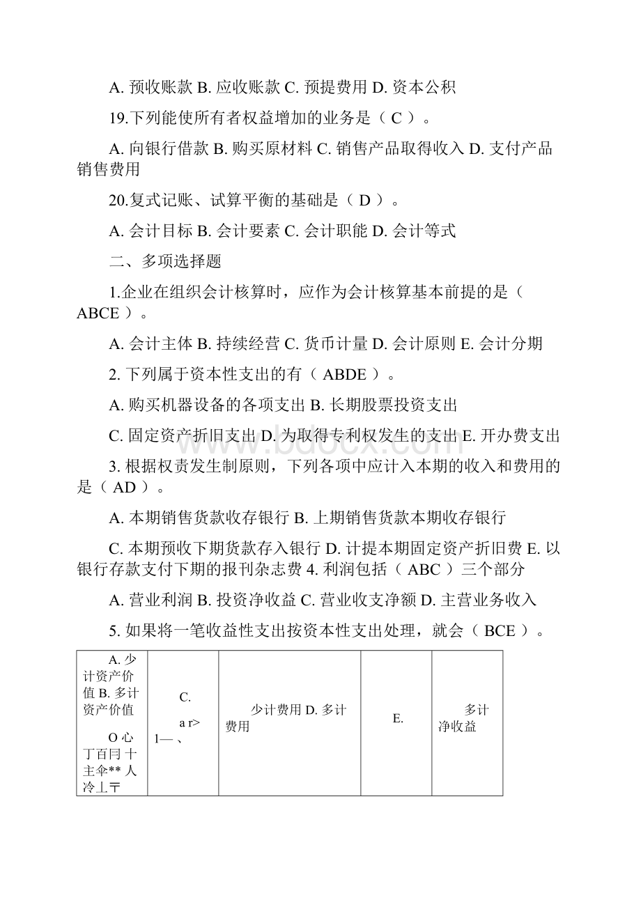 会计学基础练习题及答案.docx_第3页