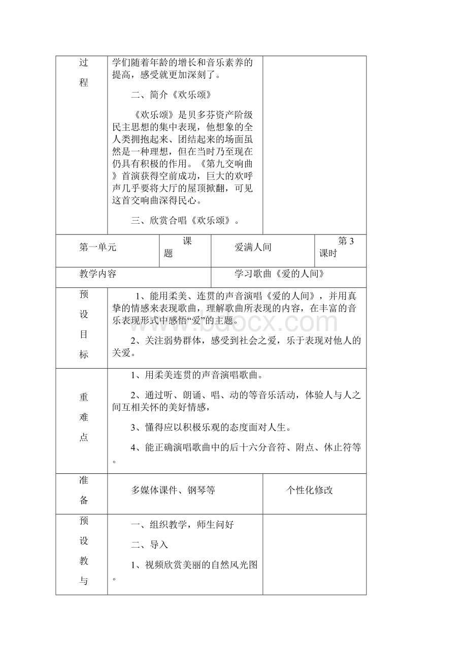 新人教版六年级音乐下册教案.docx_第3页