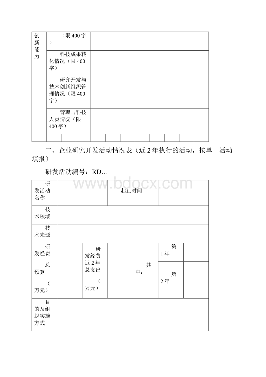 江苏省高新技术企业培育库入库申请书.docx_第3页