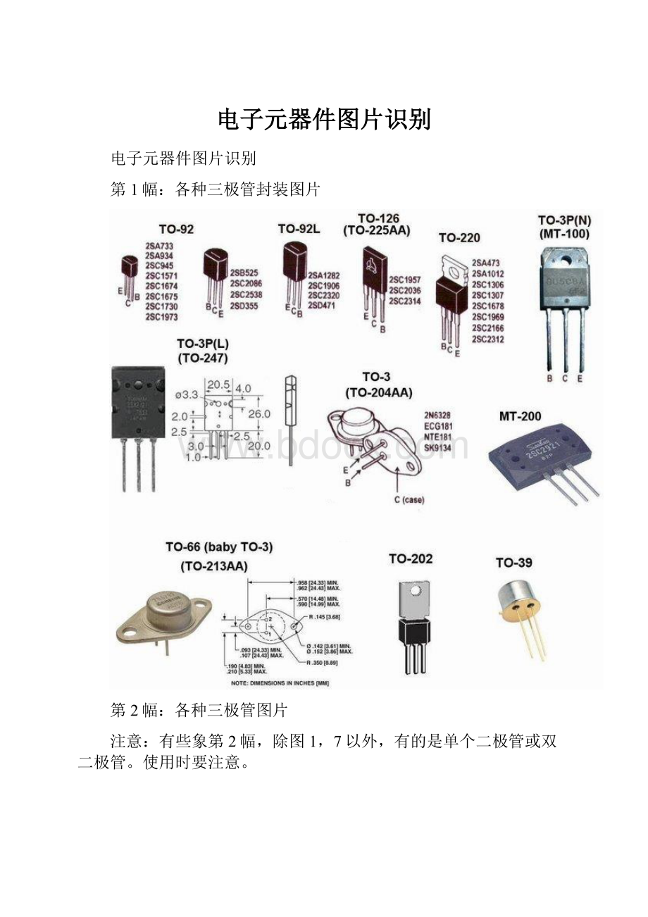 电子元器件图片识别.docx