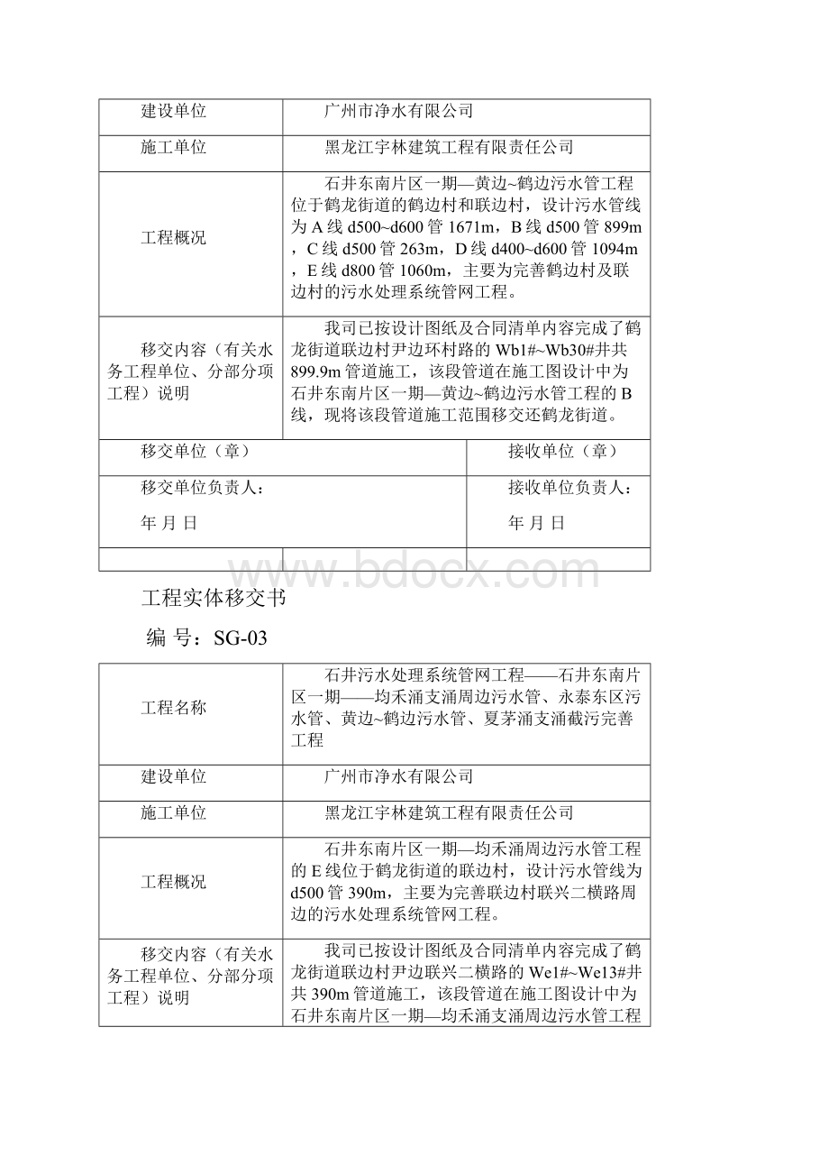 工程实体移交书.docx_第2页