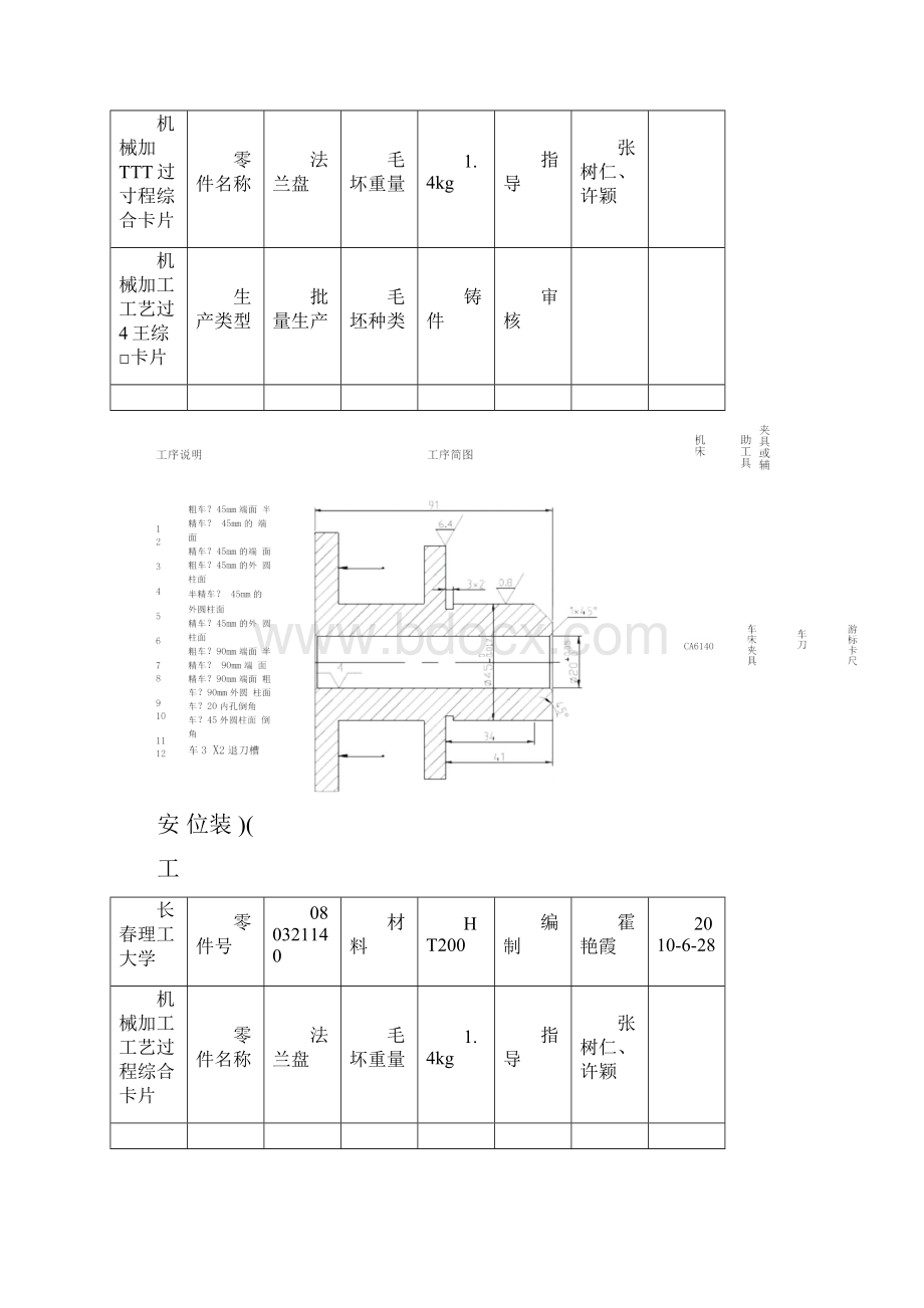 法兰盘机械加工工艺过程综合卡片.docx_第2页