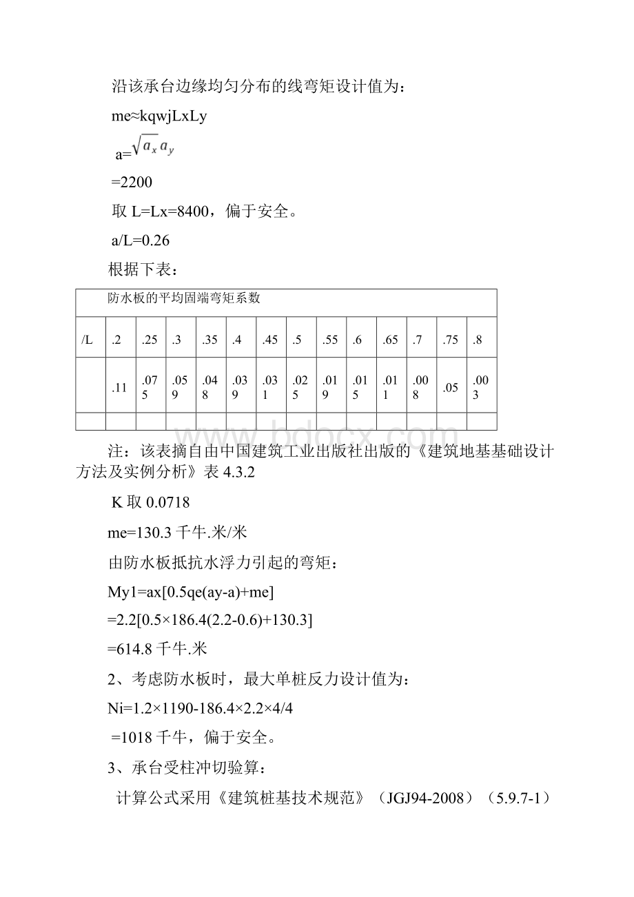 承台计算书桩加防水板.docx_第2页