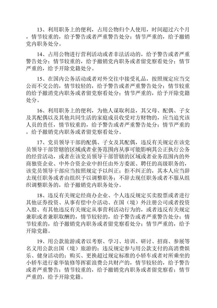 违反政治纪律行为及相应的处分.docx_第3页