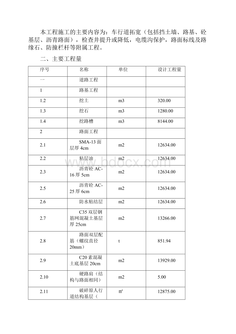 华福路区间段拓宽道路工程施工方案141110.docx_第3页