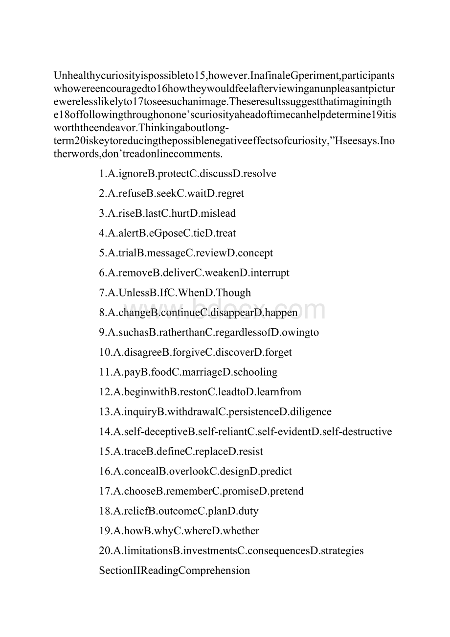 7A版考研英语二真题与答案.docx_第2页