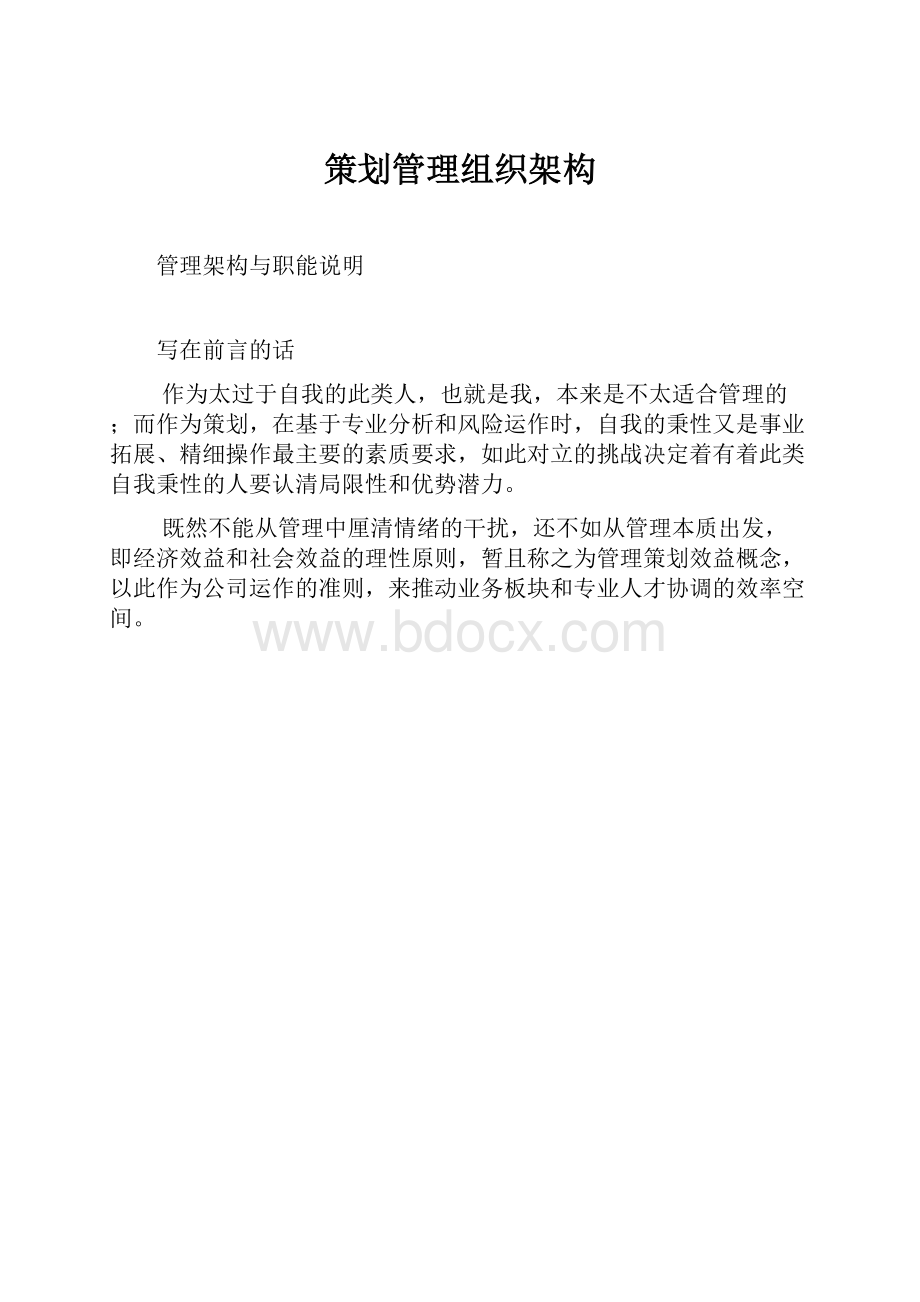 策划管理组织架构.docx