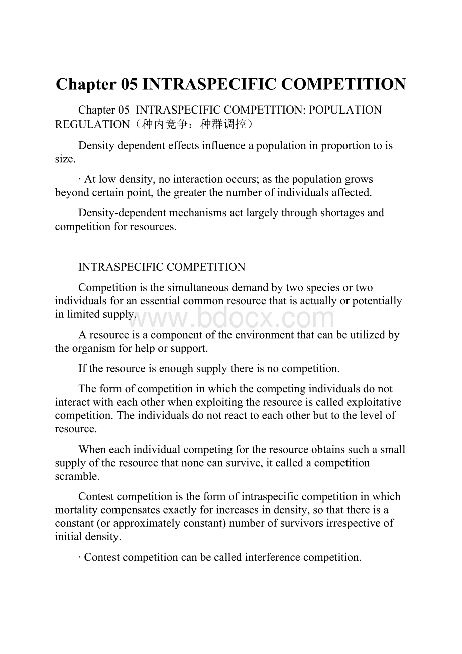 Chapter 05 INTRASPECIFIC COMPETITION.docx