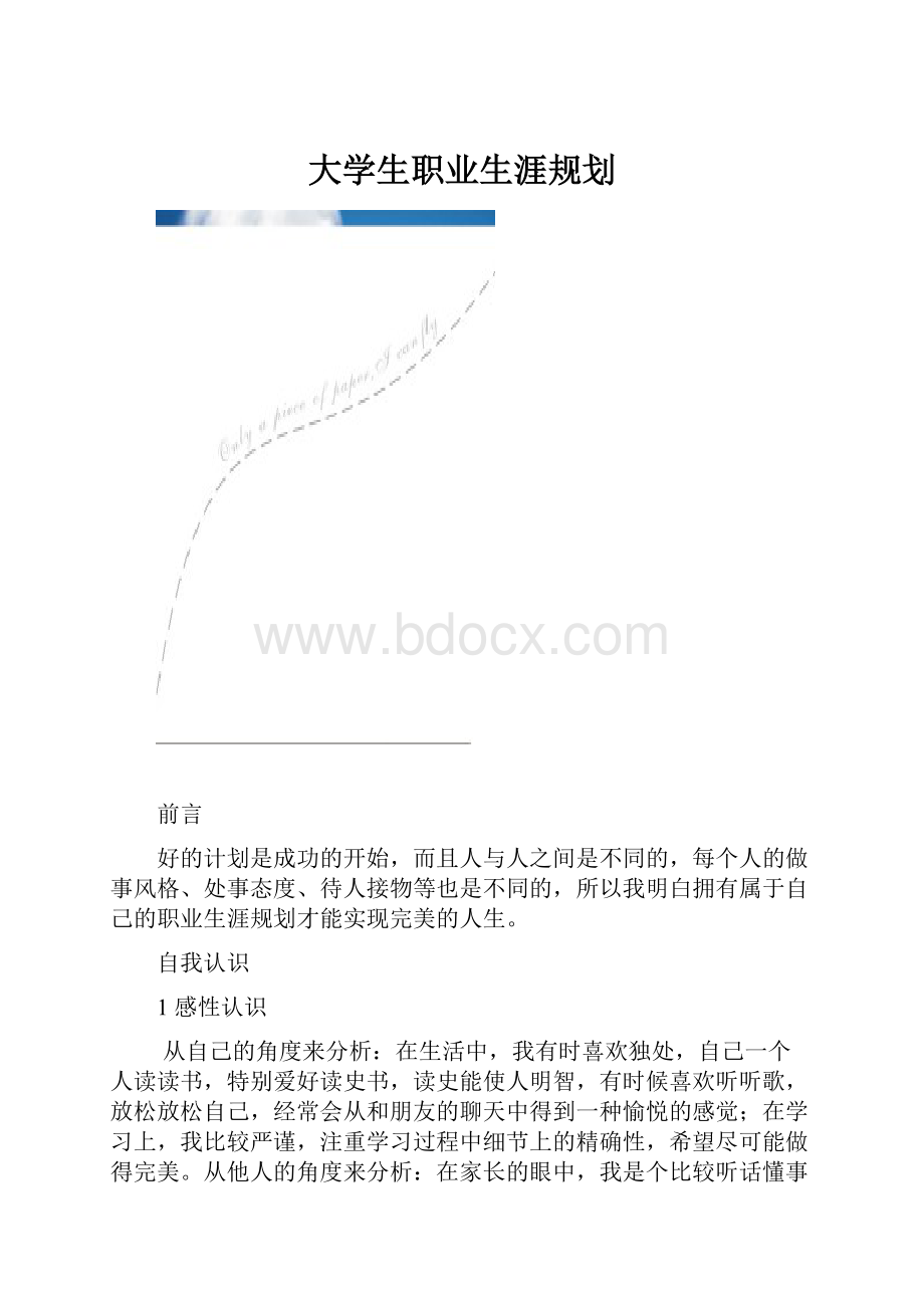 大学生职业生涯规划.docx