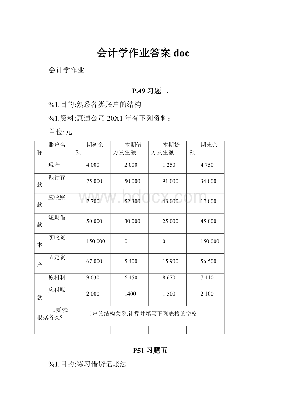 会计学作业答案doc.docx