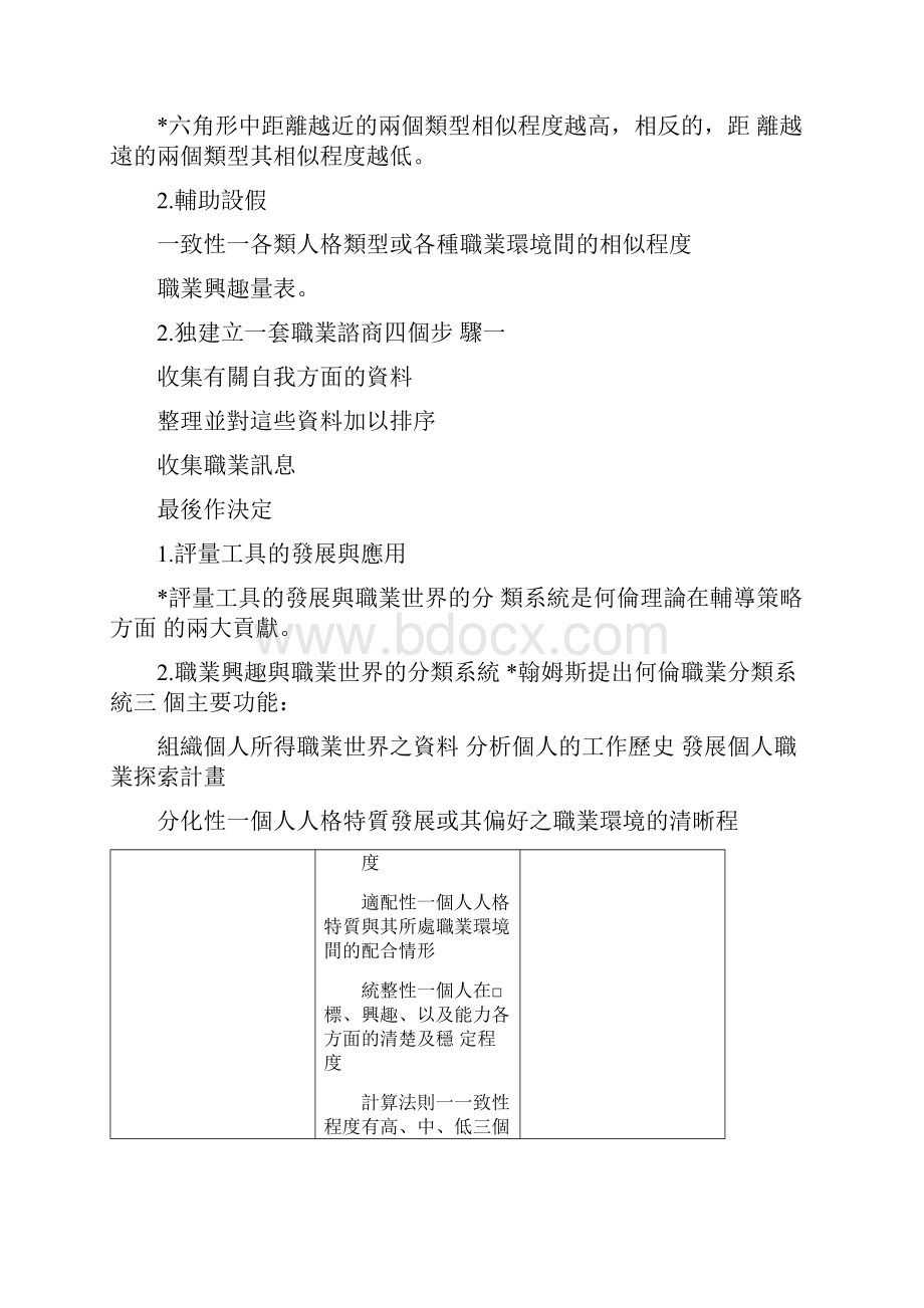 生涯辅导理论一览表.docx_第3页