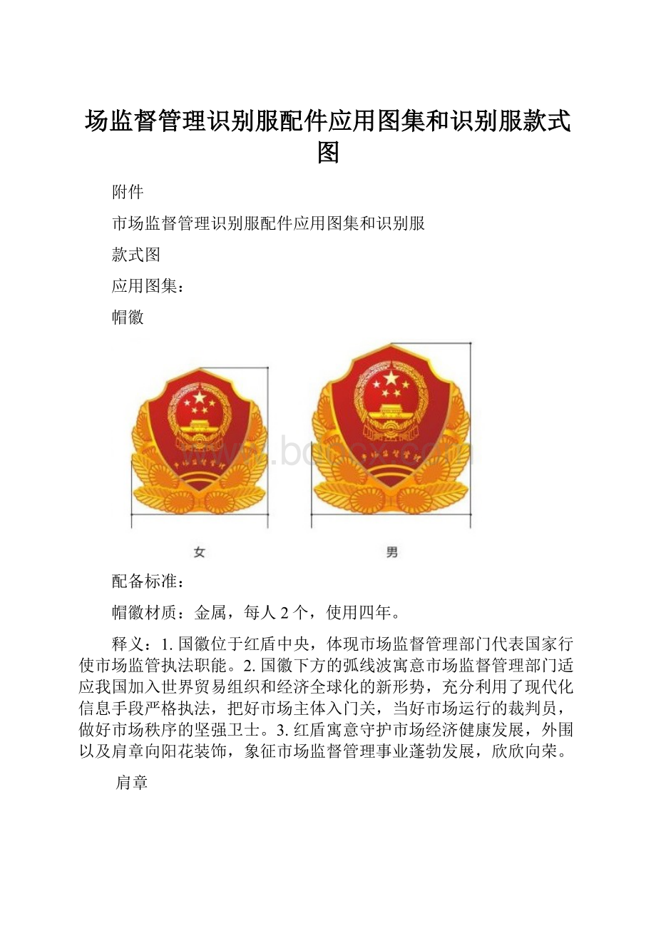 场监督管理识别服配件应用图集和识别服款式图.docx