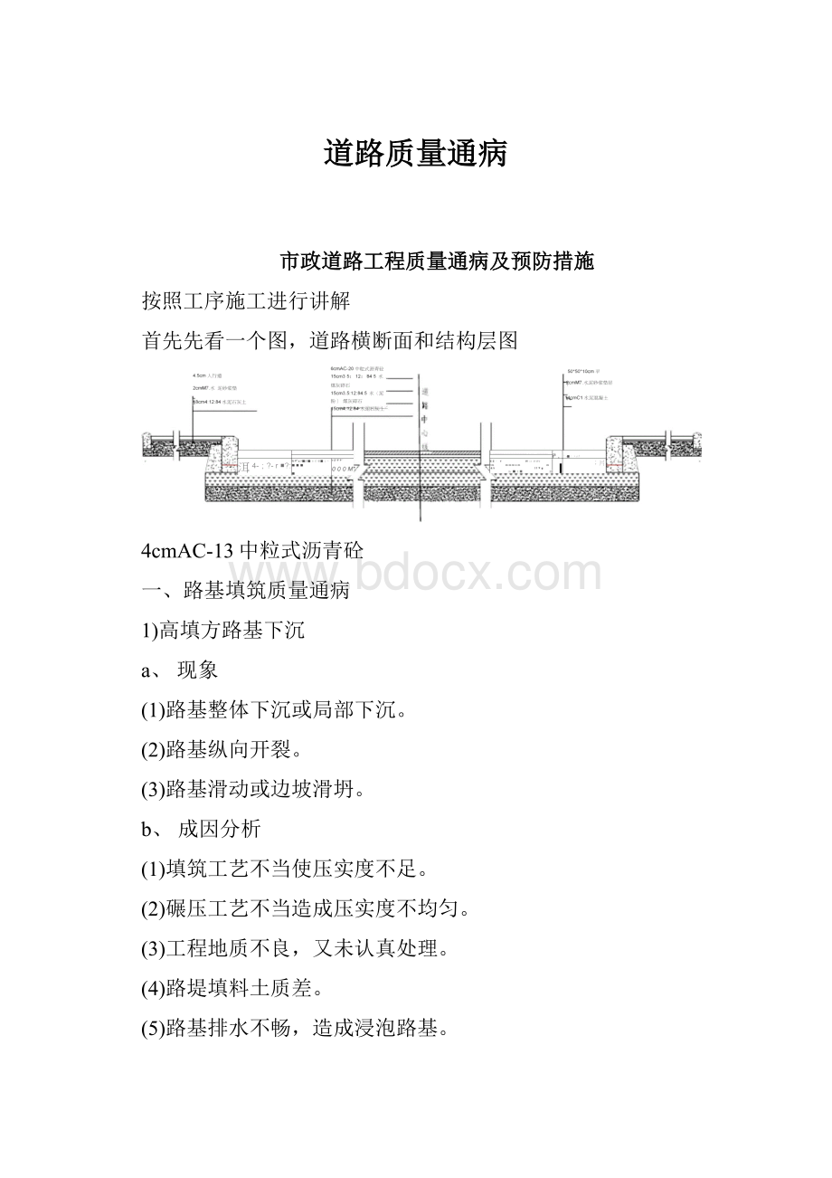 道路质量通病.docx