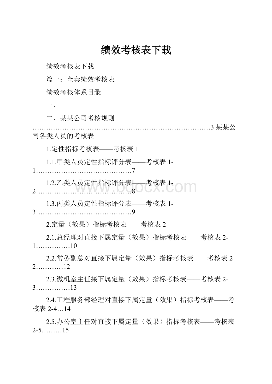 绩效考核表下载.docx