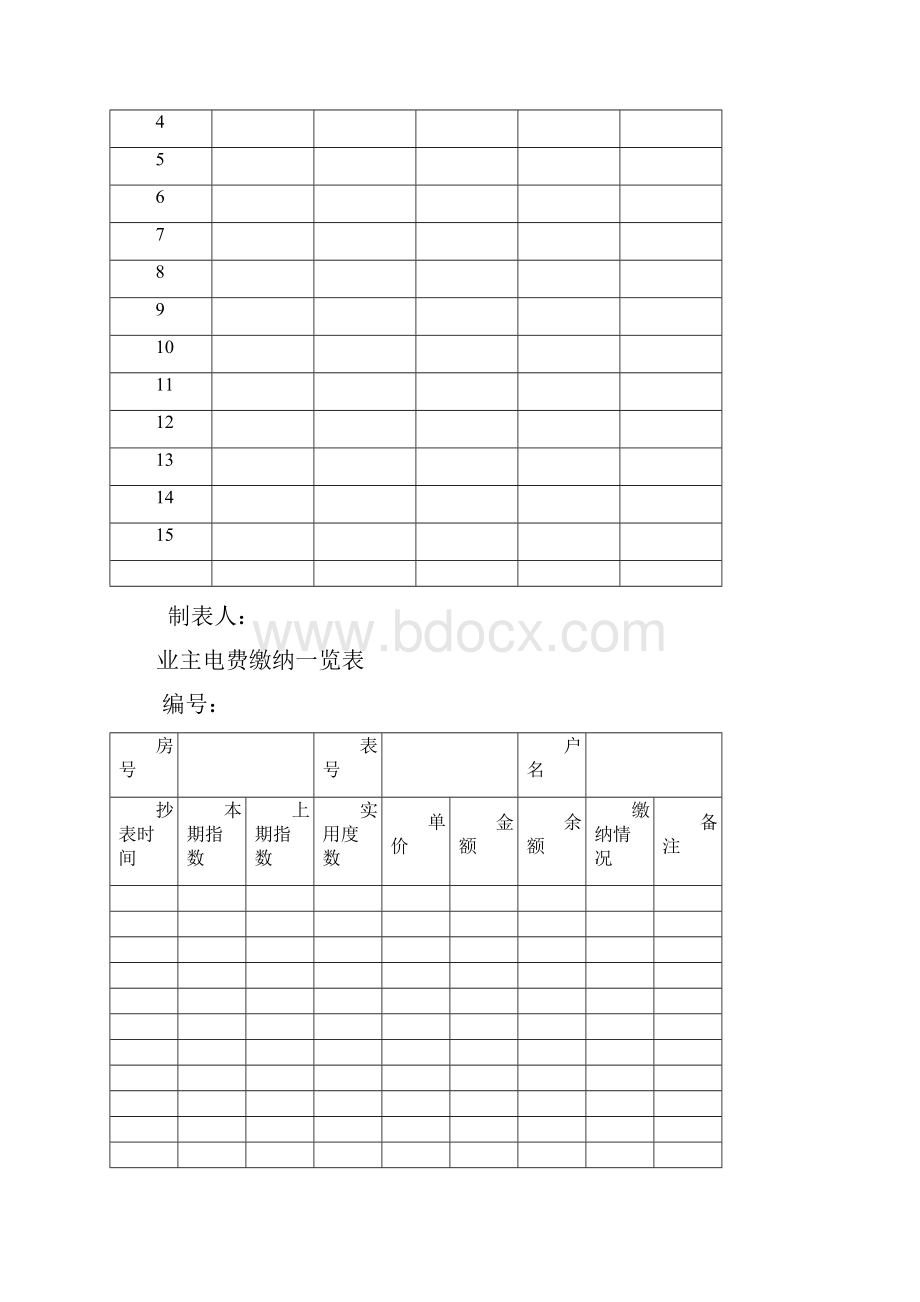 物业常用表格.docx_第3页