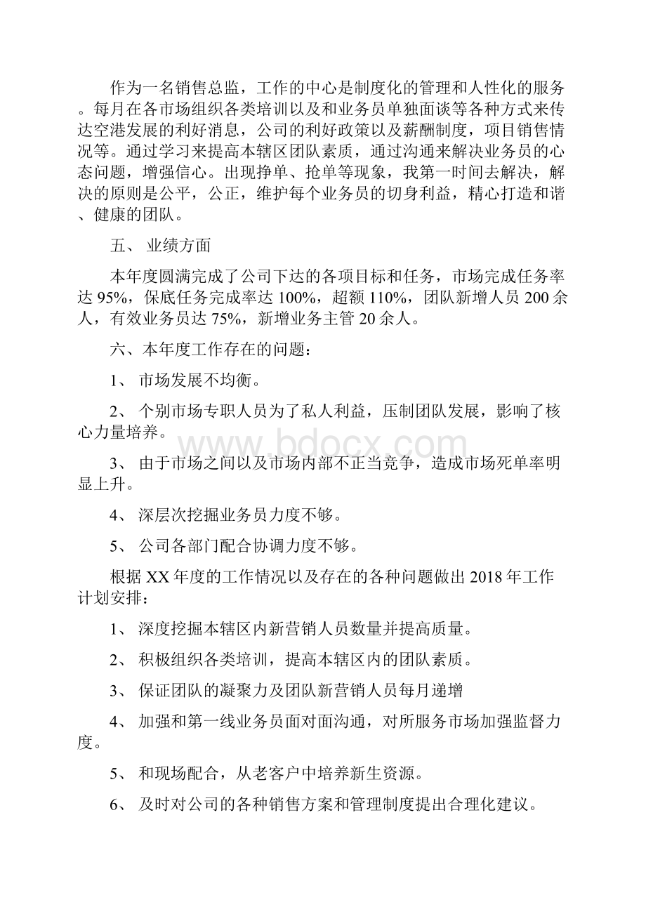 销售总监工作总结及工作计划与销售总监终工作总结及工作计划汇编doc.docx_第2页