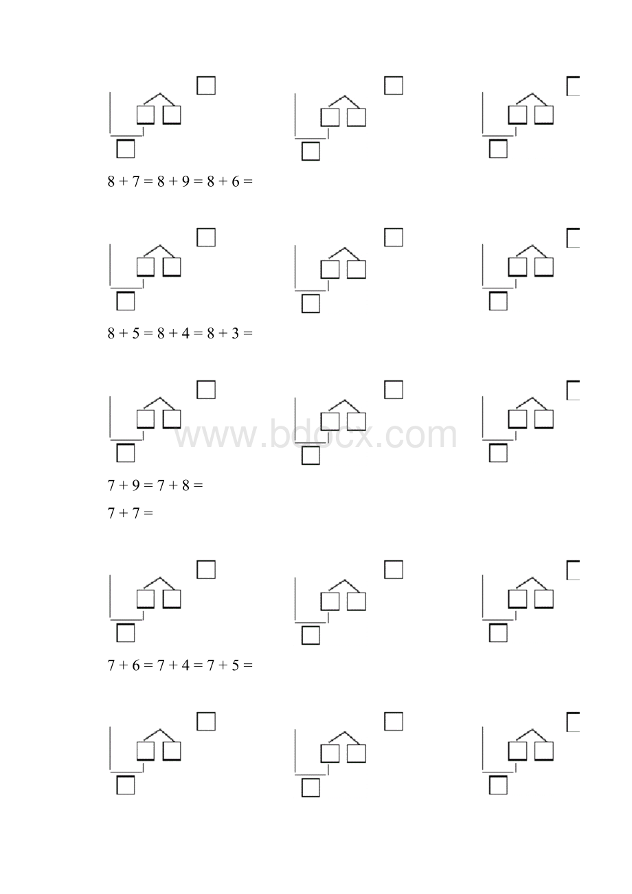 一年级100道凑十法练习题.docx_第2页