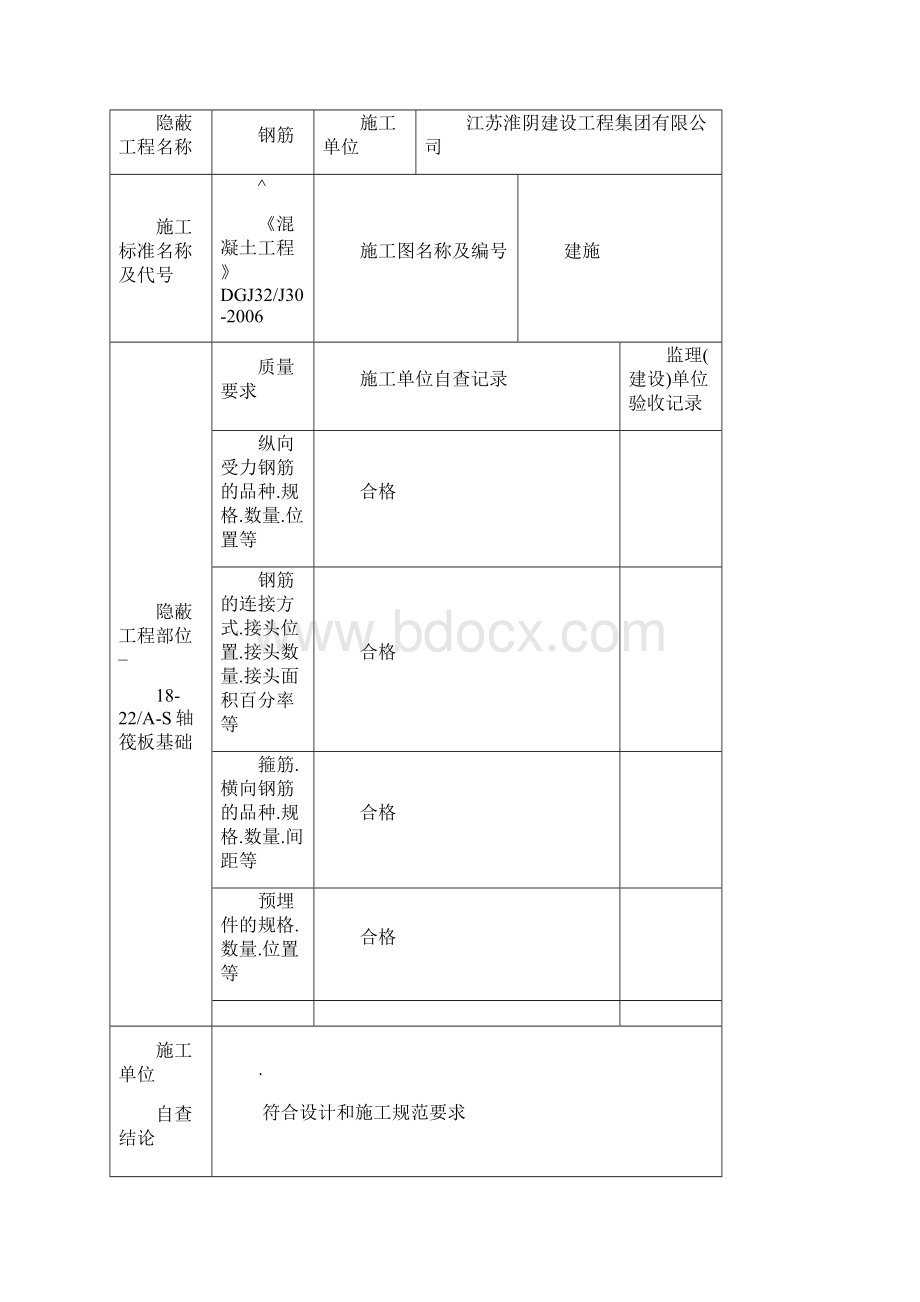 钢筋工程隐蔽验收记录.docx_第3页