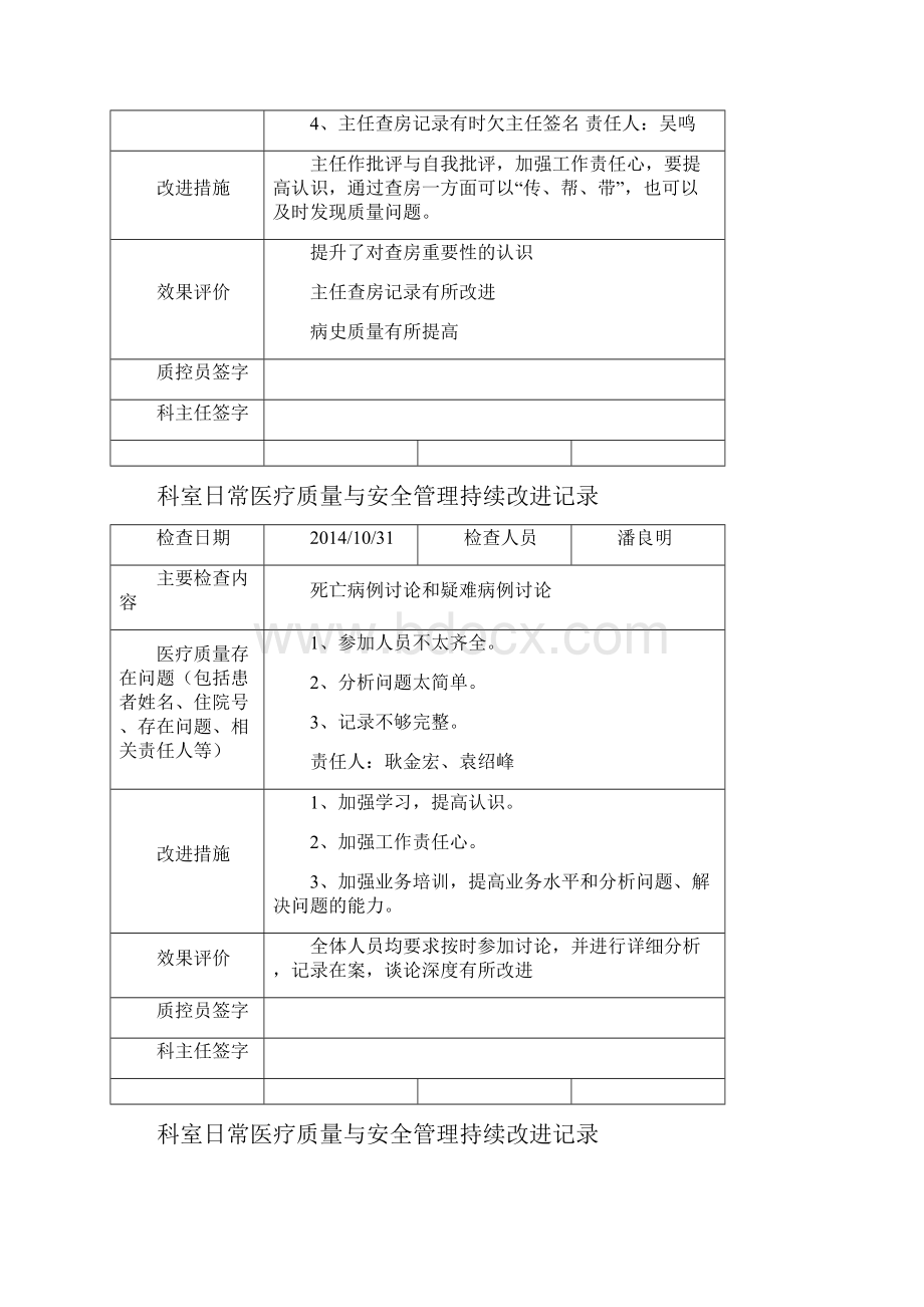 医疗质量安全管理记录.docx_第2页