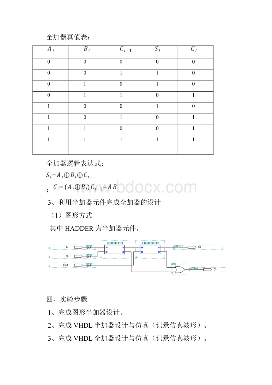 VHDL实验半加器等等指导书.docx_第2页