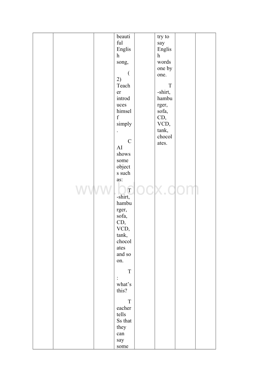 版小学英语PEP三年级上第一单元全英文教案.docx_第2页