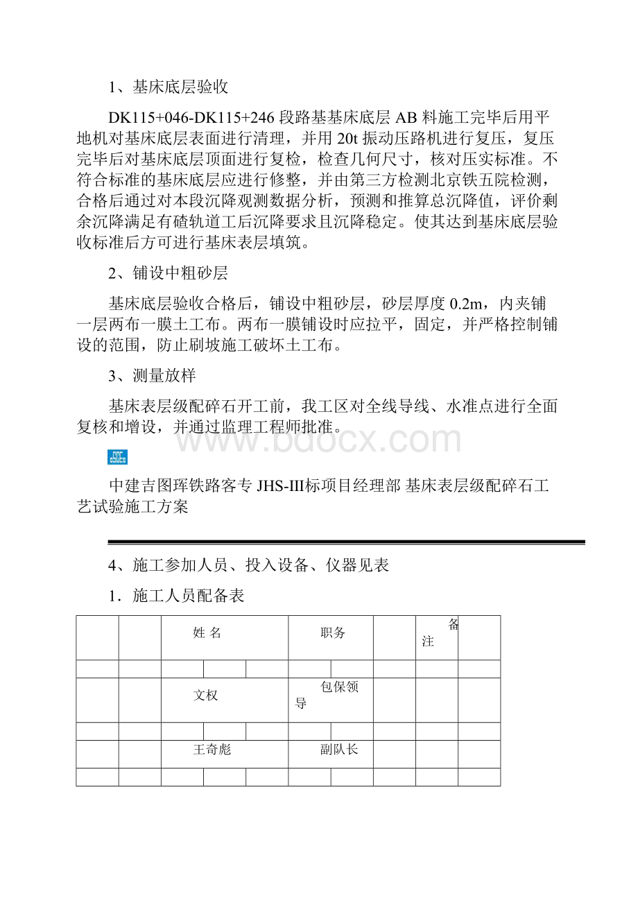 基床表层级配碎石工艺试验施工方案.docx_第3页