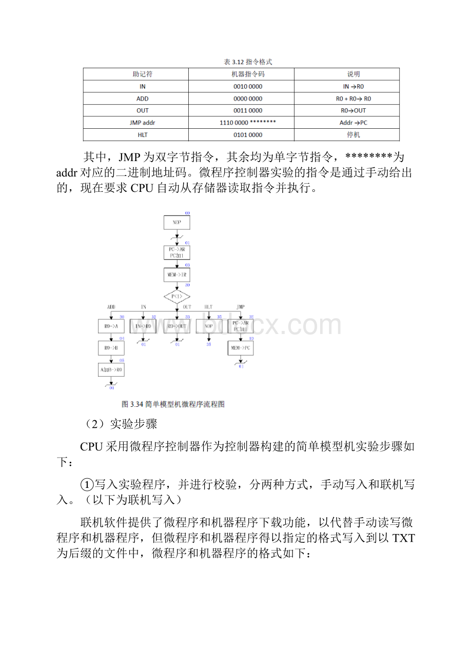 北科大计组原理实验报告简单模型机及Cache控制器.docx_第3页