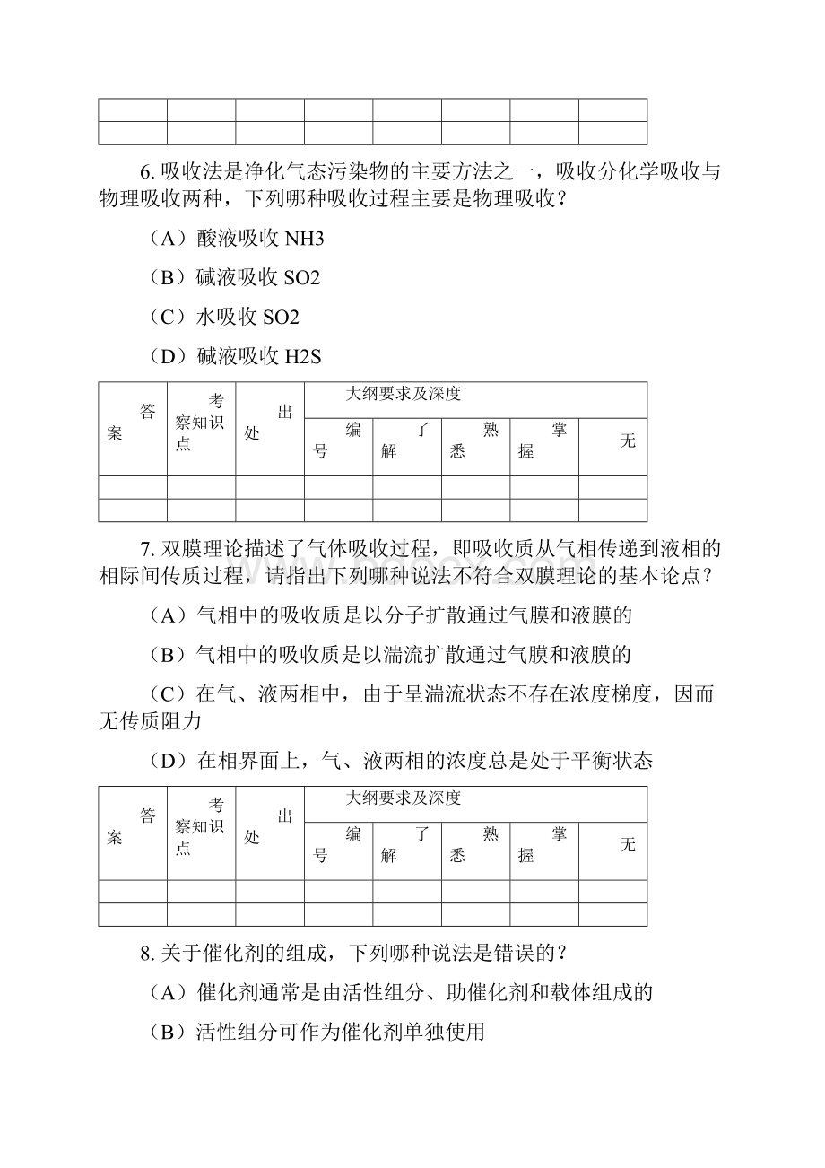 注册环保工程师专业真题专业知识合并整理气资料.docx_第3页