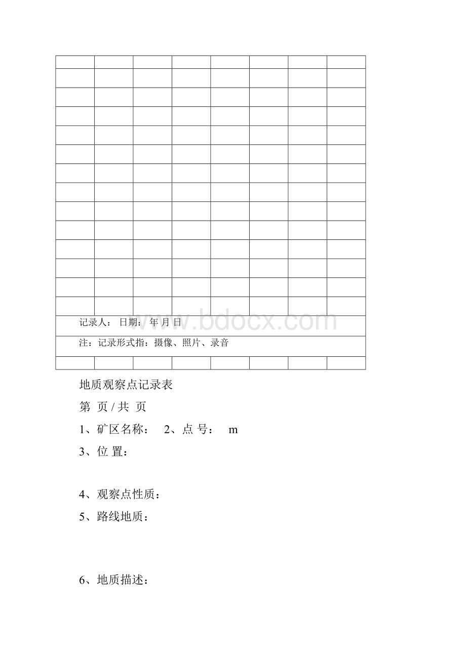 野外地质记录表大全.docx_第3页