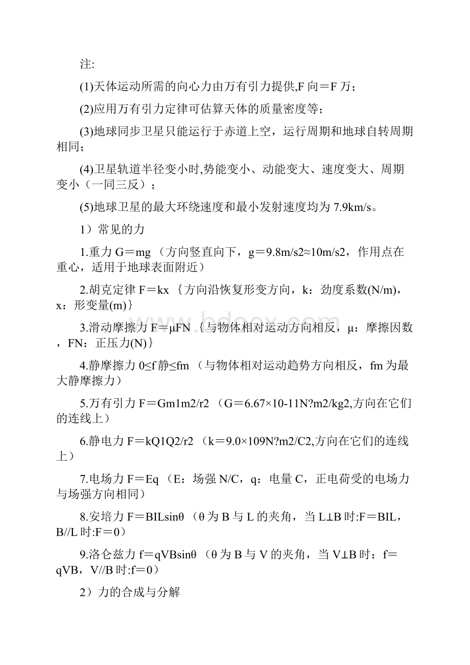 高中物理公式汇总.docx_第3页