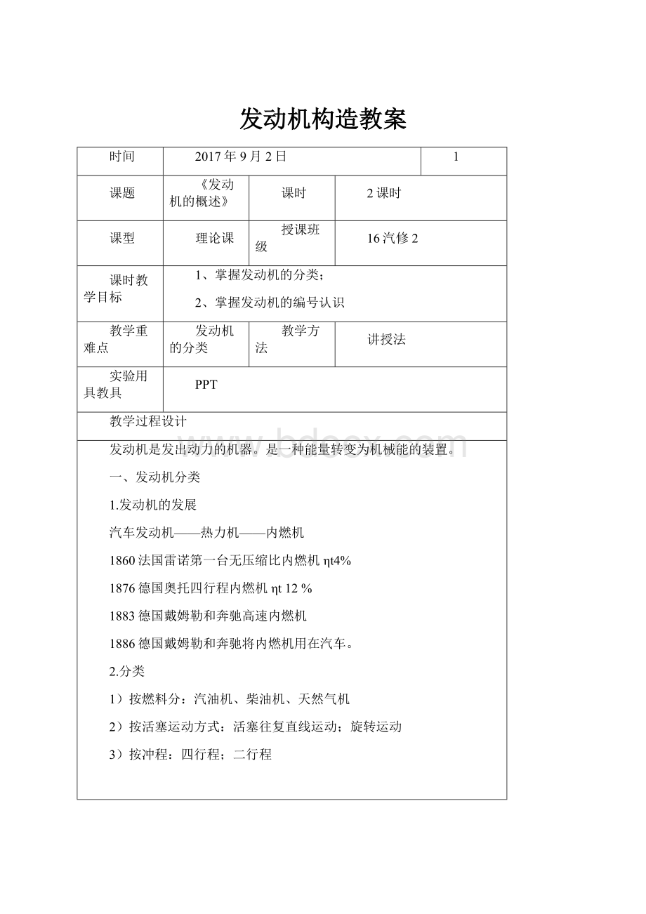 发动机构造教案.docx