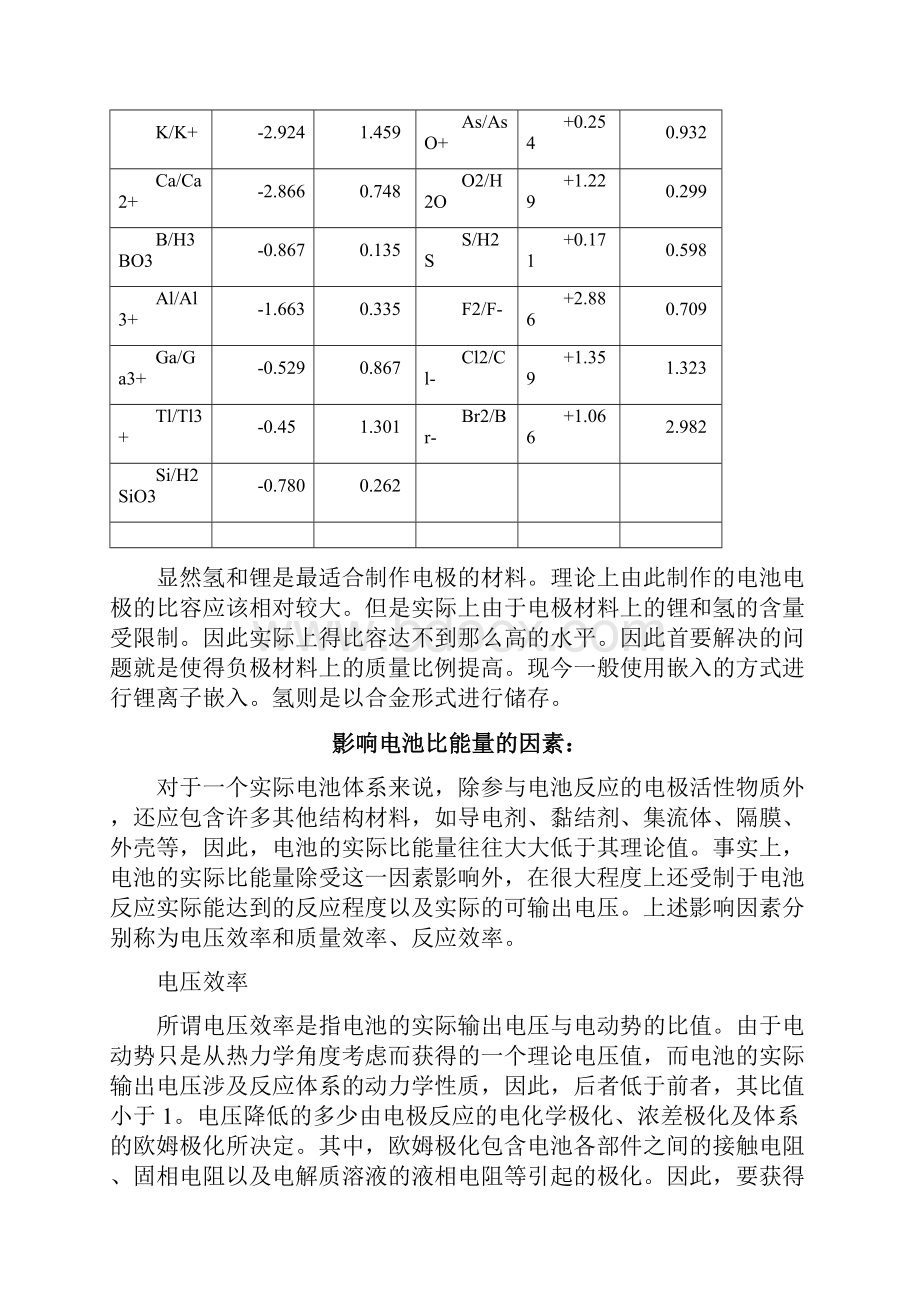 如何构造比能量大于500Whkg的电池解读.docx_第3页