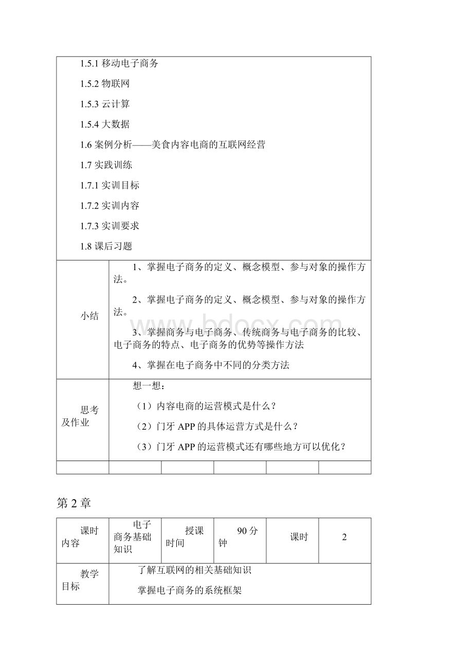 电子商务概论与案例分析微课版教学教学案.docx_第3页