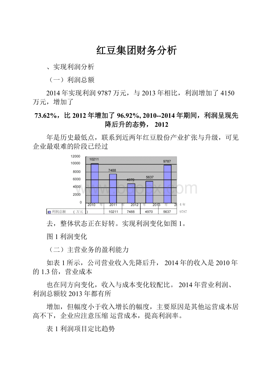 红豆集团财务分析.docx