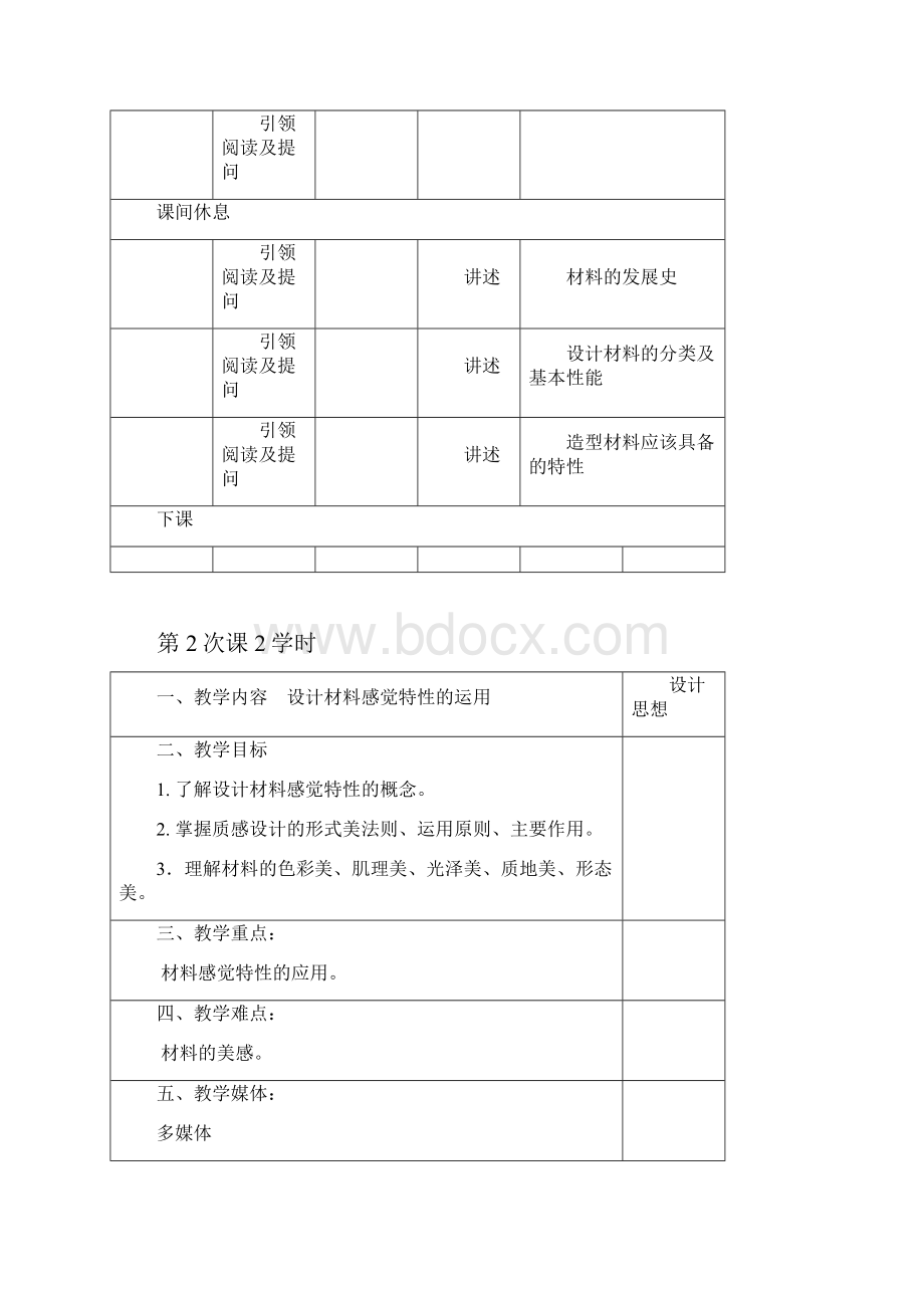 工艺材料产品设计教案.docx_第2页