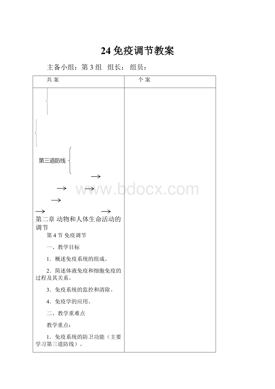 24免疫调节教案.docx