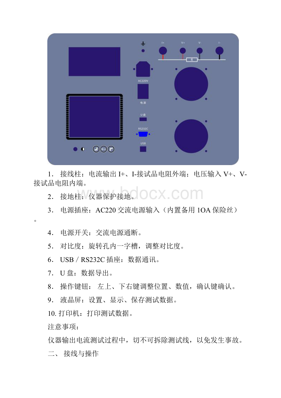 CT2120回路电阻测试仪100A说明书.docx_第3页