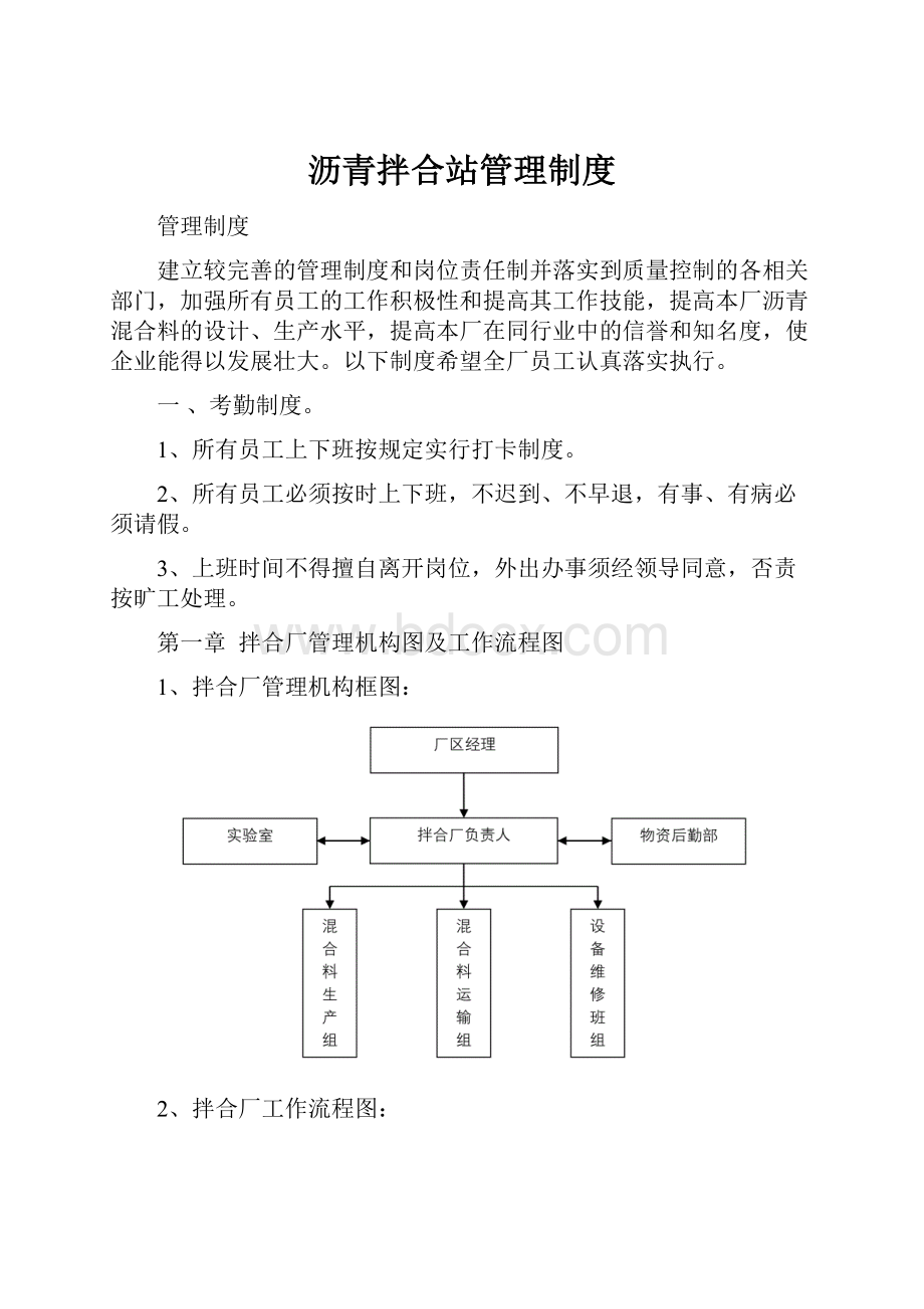 沥青拌合站管理制度.docx