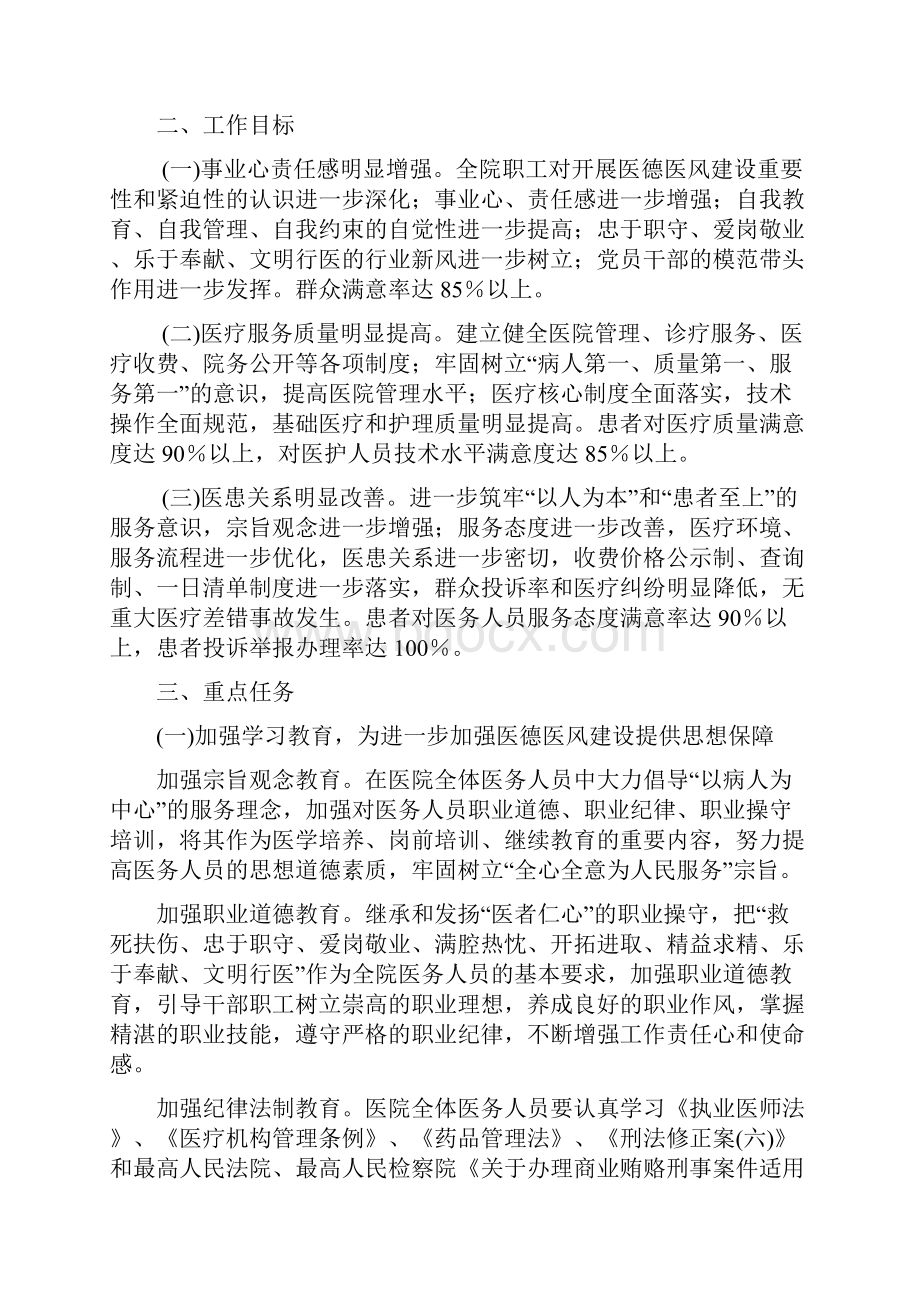 医德医风建设年实施方案.docx_第2页