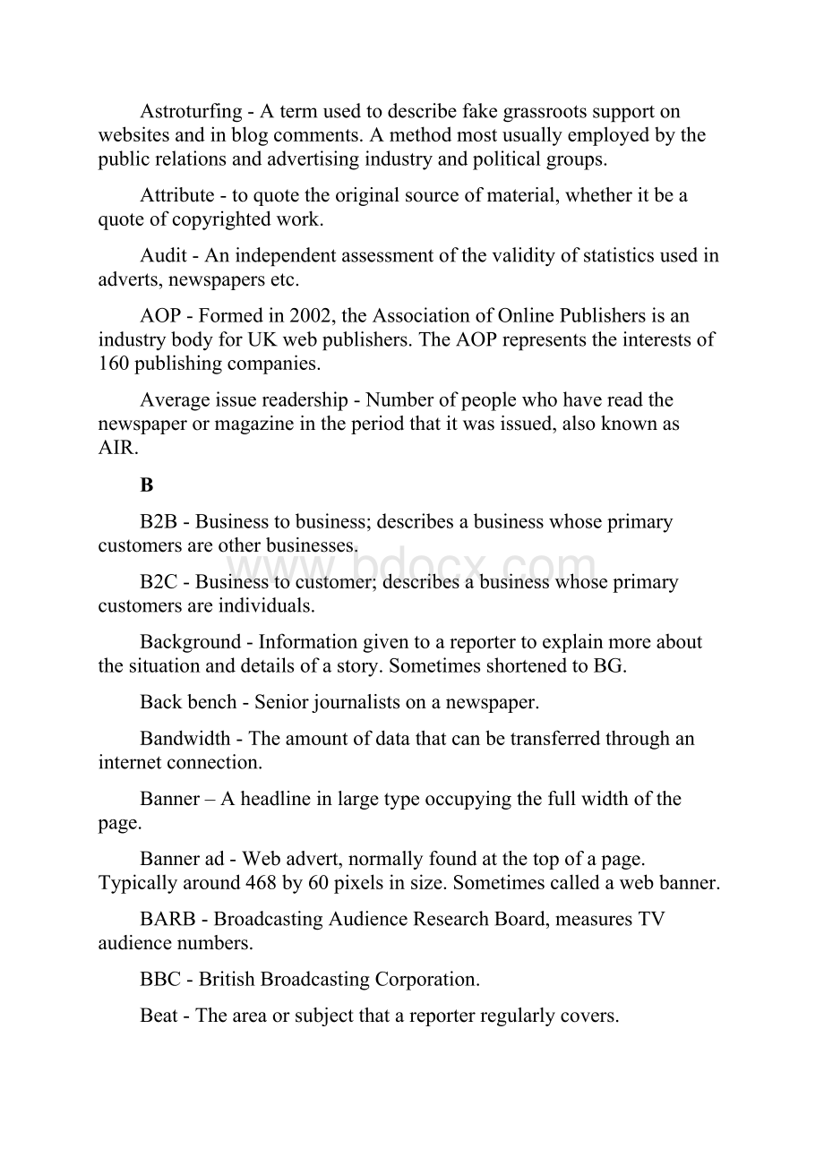 A Glossary of Journalism Terms.docx_第2页