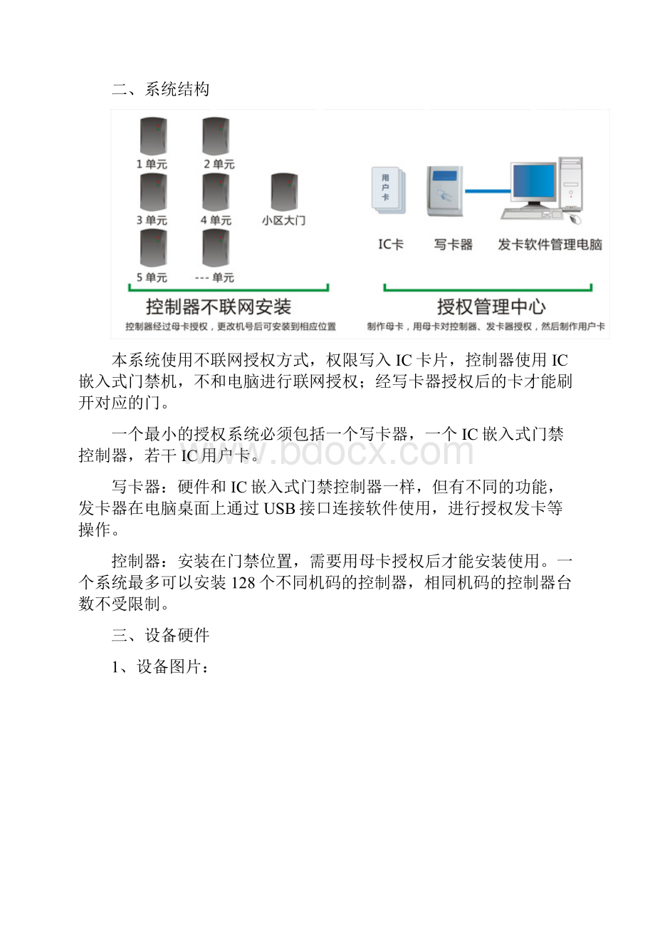 IC不联网授权管理门禁控制器使用手册.docx_第2页