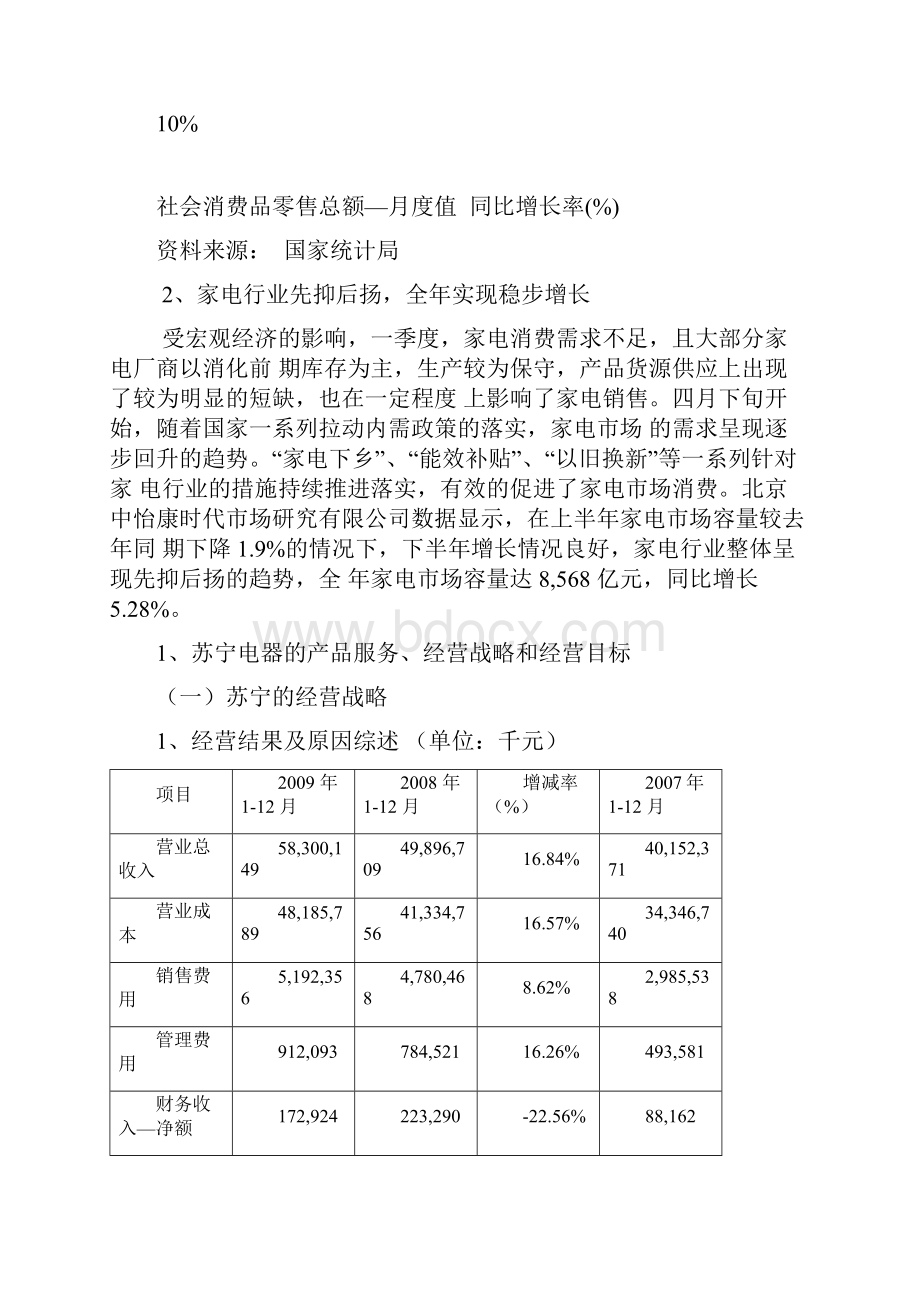 苏宁电器及内部环境分析doc.docx_第3页